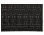 Коврик грязезащитный влаговпитывающий, 40х60 см, прямоуг, ПВХ, чер, Diamant, 93655
