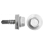 Саморез д/мет.черепицы 5,5х19 мм. (300 шт) белый RAL9003