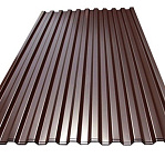 Профнастил МП20 1150(1100)х2000 мм. шоколад 8017