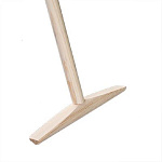 Швабра дерев.D30 (ручка с цветами)