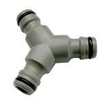 Тройник 1/2" пластм. USPEХ