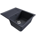 Мойка ML-GM26 470х580х190мм антрацит (343) с крылом