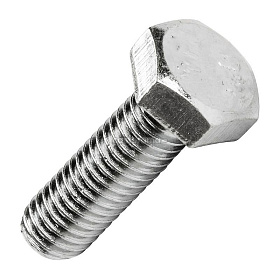 Болт шестигранный 6х30 мм. с полной резьбой оцинк.