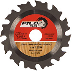 Диск пильный 125х12 зуб х22,23/20/16мм по дереву для УШМ Pilorama
