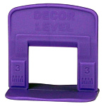 Зажим Ворота 3.0мм DECOR LEVEL 100шт