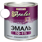 Эмаль белая ПФ 115 ГОСТ ВИТ color/ВИТ колор  2,6 кг.