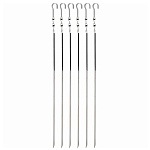 Набор шампуров ECOS 600x10x0,8мм, угловые, с витком, 6шт