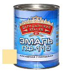 Эмаль кремовая ПФ 115  0,8 кг.