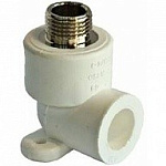 Угольник РРR комб. нар. р. 20х1/2" с крепл. 