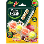 Подвесной блок для унитаза Master FRESH GOLD DUO EFFECT 5в1 ТРОПИК, 3шт