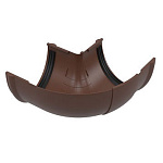 Угол желоба регулируемый 90-150 ТехноНИКОЛЬ ПВХ, коричневый 