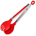 Щипцы кухонные Tongs-04 (нейлон, нерж.сталь), 17,5 см
