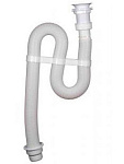 Сифон гофрированный белый VIR (0311)
