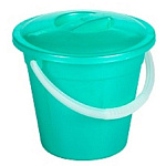 Ведро 3 л евро пищевое с крышкой, в ассортименте