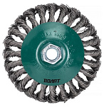 Щетка дисковая косич. 125мм/М14 ВОЛАТ