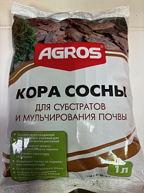 Мульча (кора сосны) ЦАРИЦА ЦВЕТОВ 1л