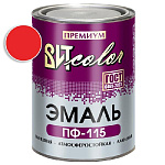 Эмаль красная ПФ 115 ГОСТ ВИТ color/ВИТ колор  0,8 кг.