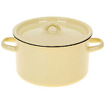 Кастрюля эмал. 1,5л 2с15/6с15 без рисунка