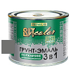 Грунт-эмаль по ржавчине 3 в 1 темно-серая  ВИТ color  0,4 кг.
