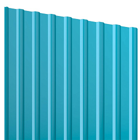 Профнастил МП20 1150(1100)х3000 мм. голубая вода RAL5021