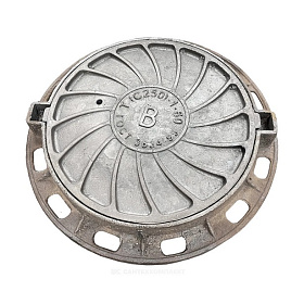 Люк чугунный для смотровых колодцев тип В (С-250) тяжелый