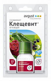 Яд.хим. Клещевит 10мл/на 5л от паутин. клеща