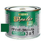 Грунт-эмаль по ржавчине 3 в 1 темно-зеленая ВИТ color/ВИТ колор  0,4 кг.