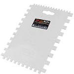 Шпатель плиточника DECOR 180х135мм, зуб: 4,6,8,10мм