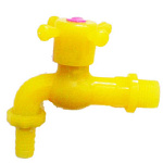 Кран водоразборный золото "шар"