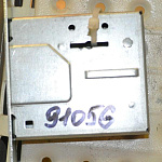 замок Врезной 76610-8/13 МИНИ сувальдный, 2 цилиндр. ригеля, 3 ключа