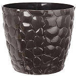 Кашпо Камни 2,6л D180мм коричн. М3173