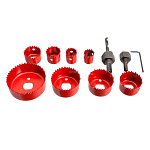 Набор коронок по дереву, 11шт Креост 