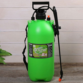 Опрыскиватель  пневматический Лазурит 8л с ремнем