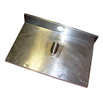 Лопата снеговая оцинк. 500х375 однобортная