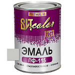 Эмаль серая ПФ 115 ГОСТ ВИТ color/ВИТ колор  0,8 кг.