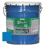 Грунт-эмаль по ржавчине 3 в 1 светло-голубая ВИТ color 20 кг.