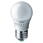 Лампа светодиод. NLL-P-G45-5-230-4K-E27 5Вт шар 4000К нейтр. бел. 220-240В NAVIGATOR 94479