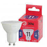 Лампа светодиод. ECO LEDMR16-11W-865-GU10 R (диод. софит)  11Вт холодн. Эра